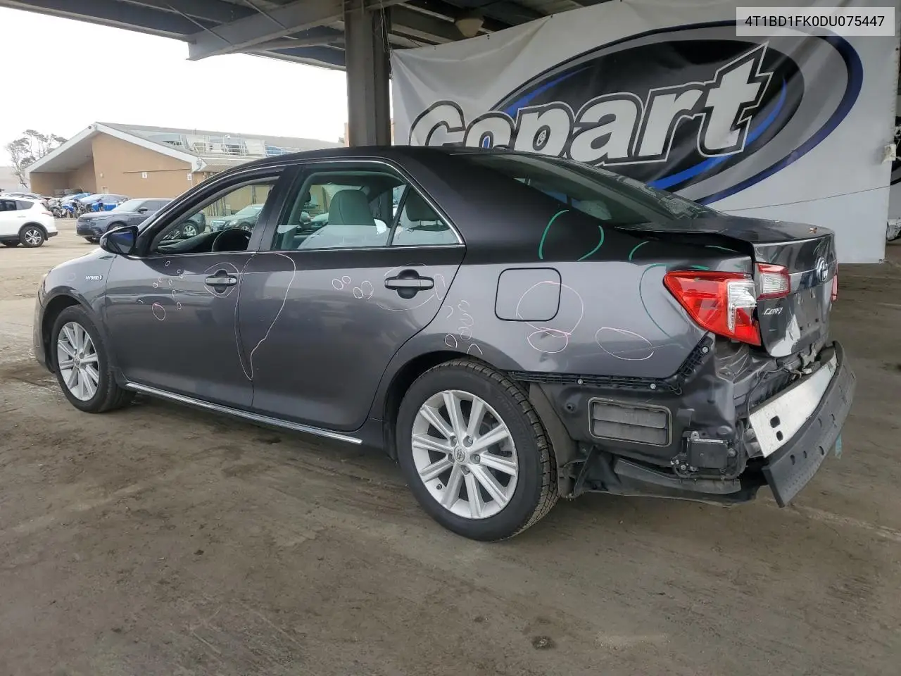 4T1BD1FK0DU075447 2013 Toyota Camry Hybrid