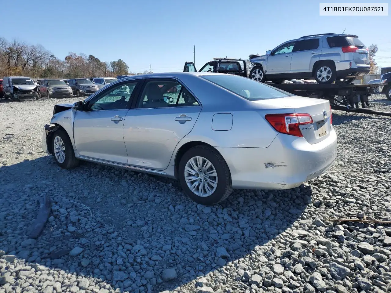 4T1BD1FK2DU087521 2013 Toyota Camry Hybrid