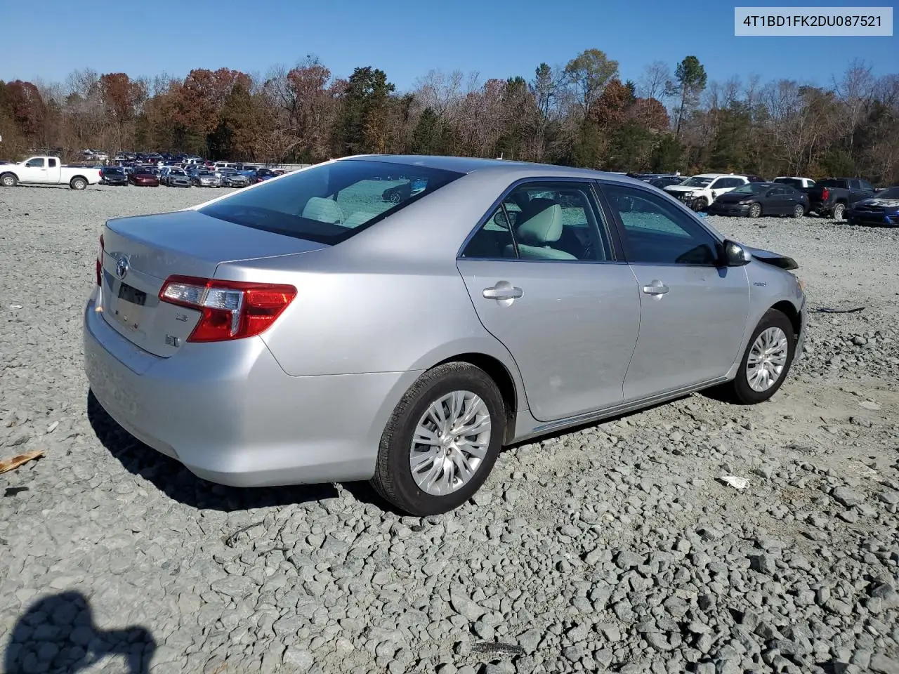 4T1BD1FK2DU087521 2013 Toyota Camry Hybrid