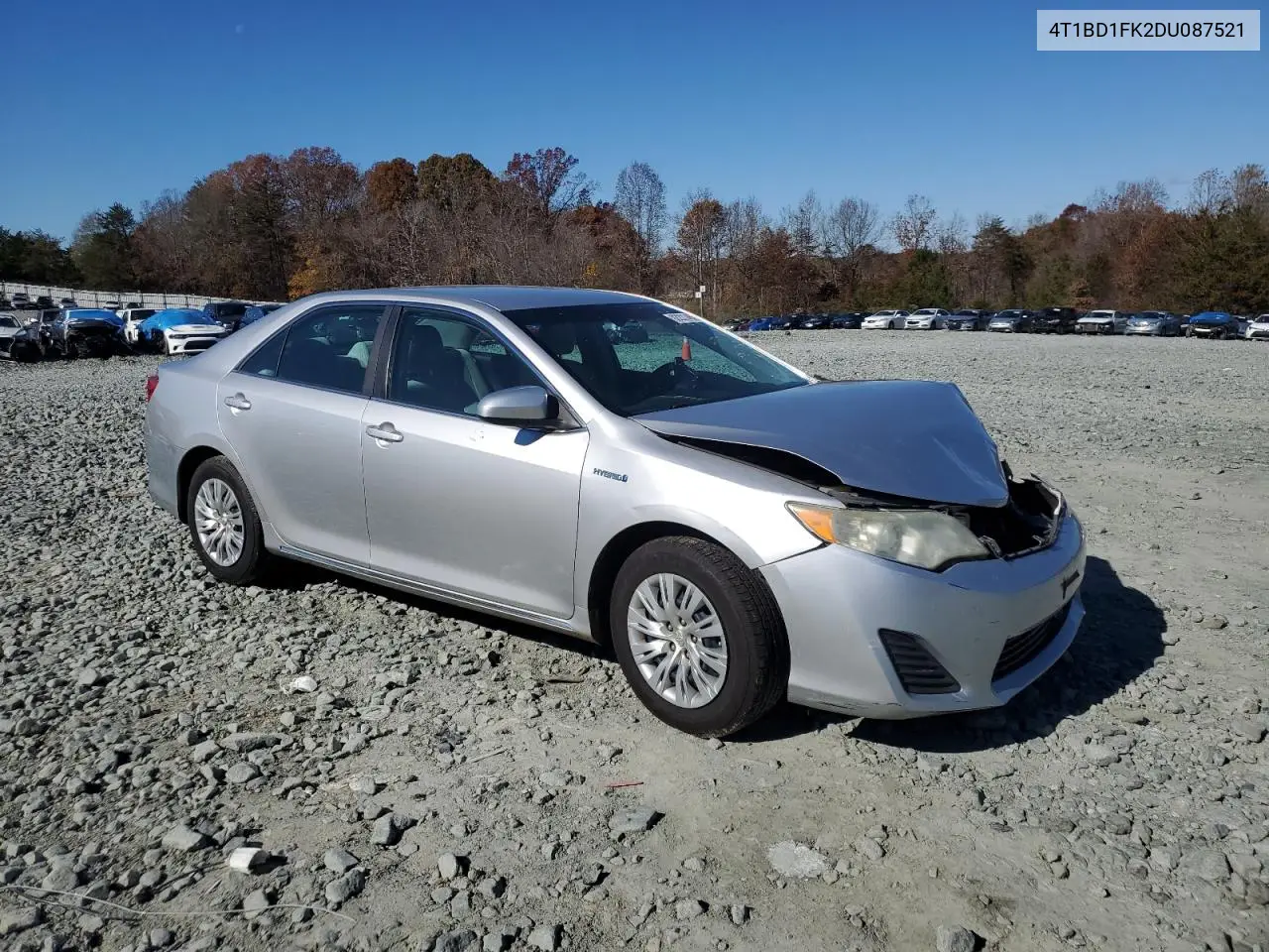 4T1BD1FK2DU087521 2013 Toyota Camry Hybrid