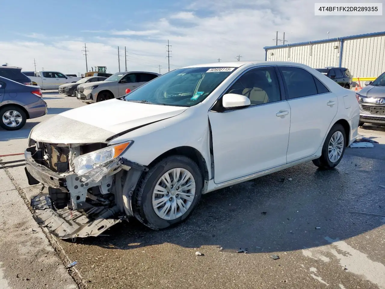 4T4BF1FK2DR289355 2013 Toyota Camry L
