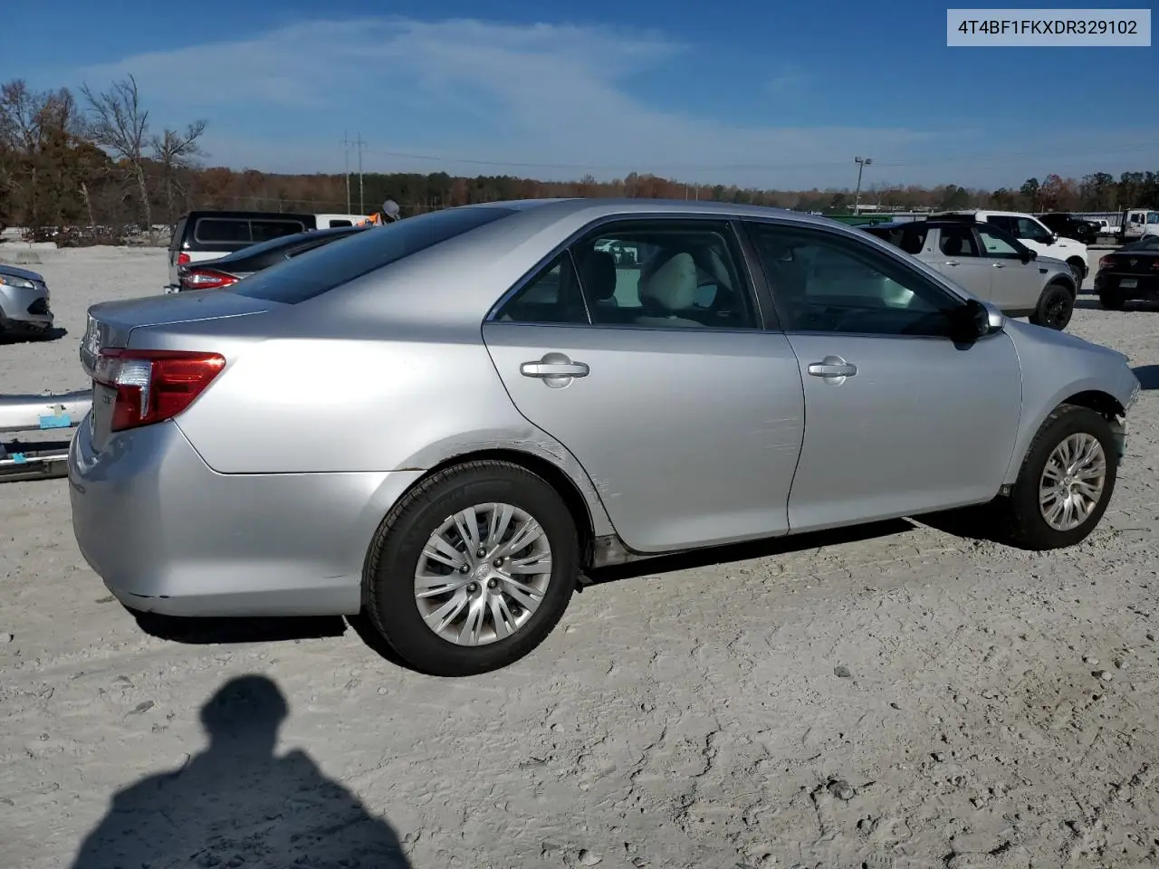 4T4BF1FKXDR329102 2013 Toyota Camry L