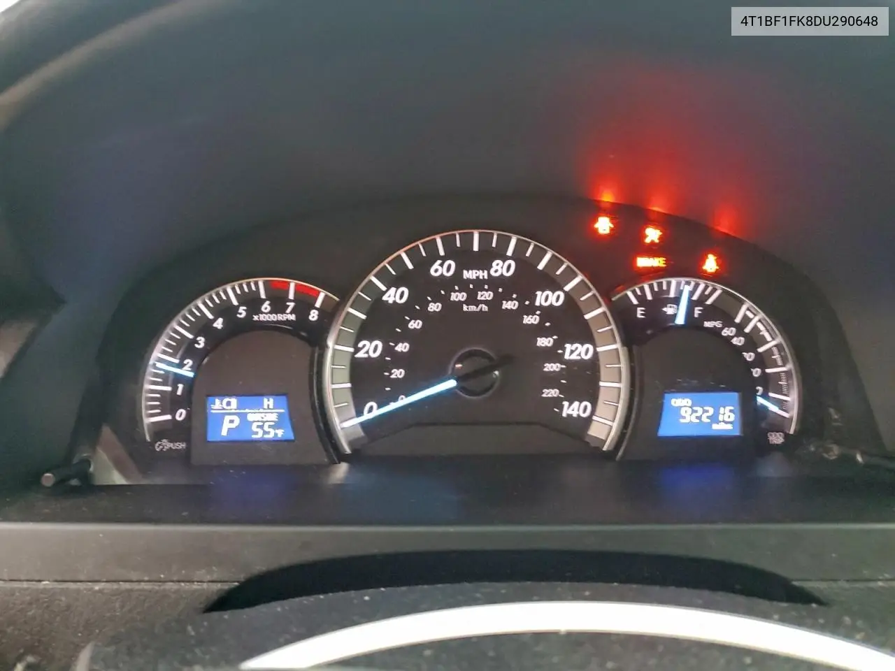 4T1BF1FK8DU290648 2013 Toyota Camry L
