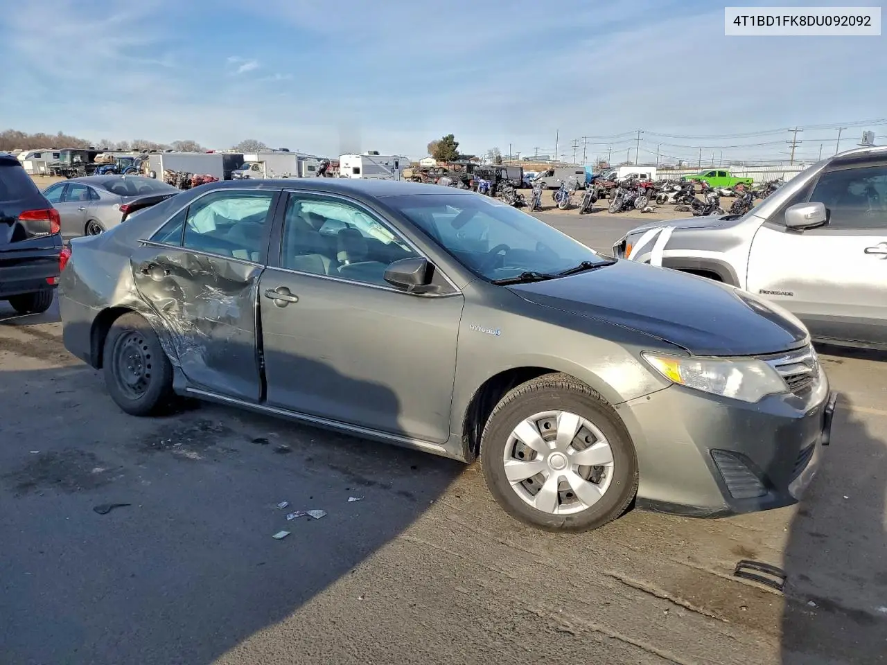 4T1BD1FK8DU092092 2013 Toyota Camry Hybrid