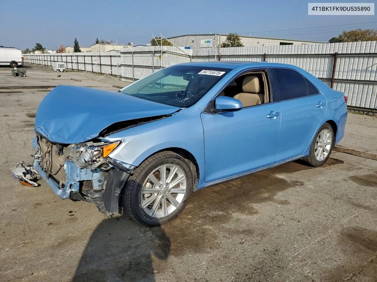 4T1BK1FK9DU535890 2013 Toyota Camry Se
