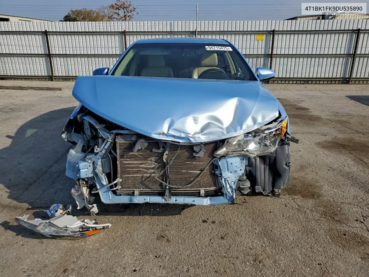 4T1BK1FK9DU535890 2013 Toyota Camry Se