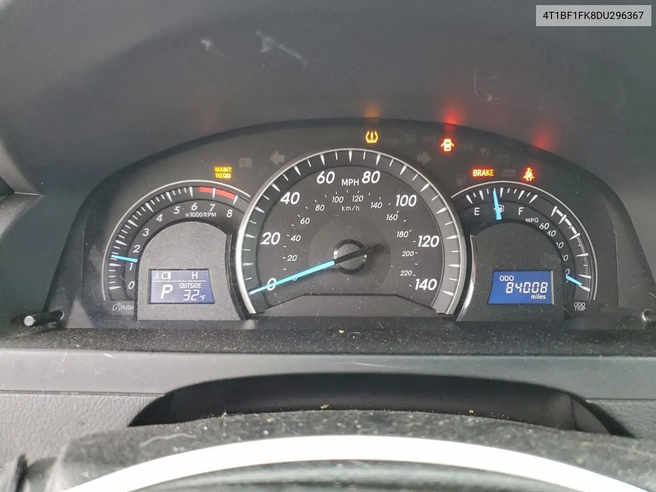 4T1BF1FK8DU296367 2013 Toyota Camry L