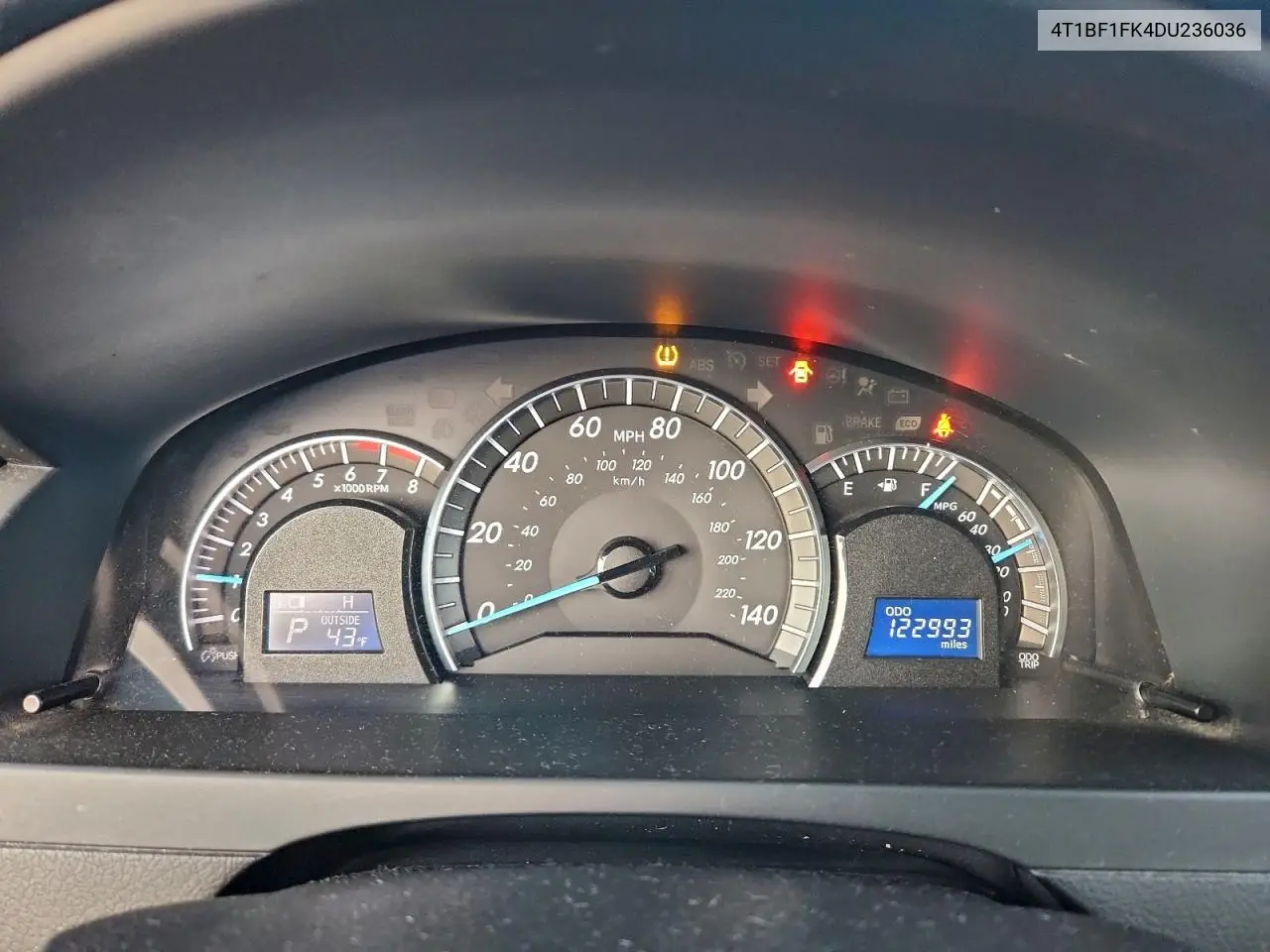 4T1BF1FK4DU236036 2013 Toyota Camry L