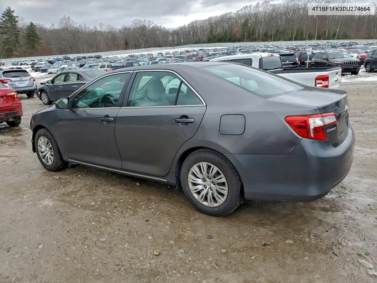4T1BF1FK3DU274664 2013 Toyota Camry L