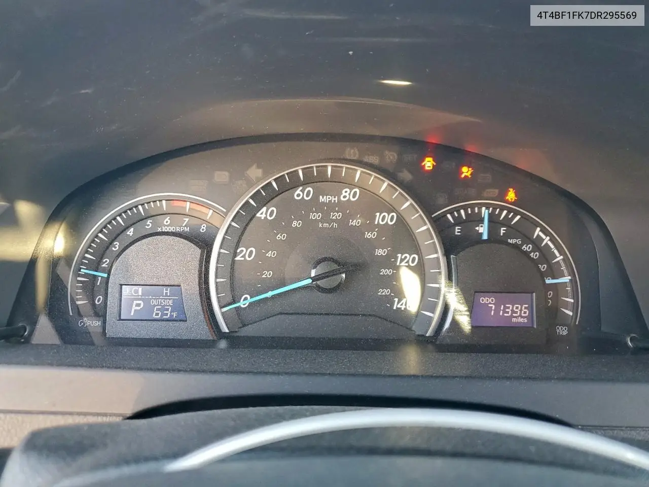 4T4BF1FK7DR295569 2013 Toyota Camry L