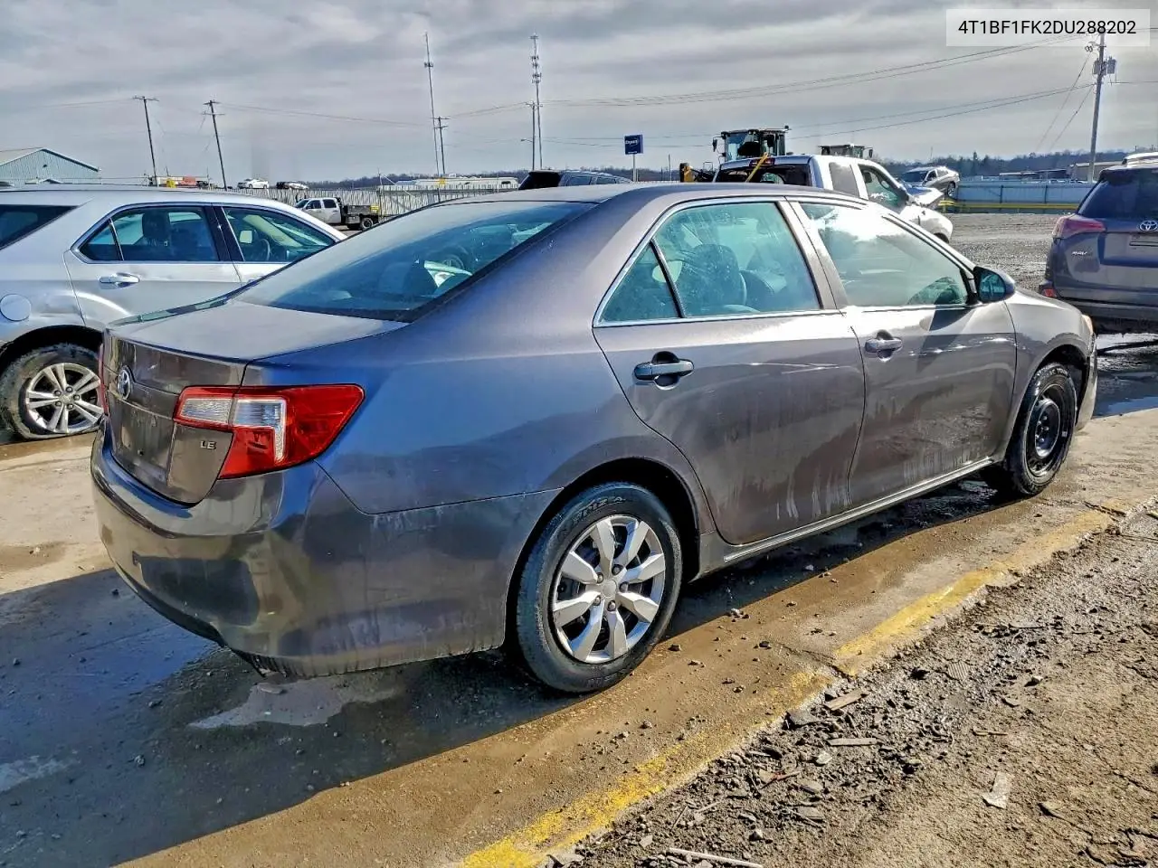 4T1BF1FK2DU288202 2013 Toyota Camry Le