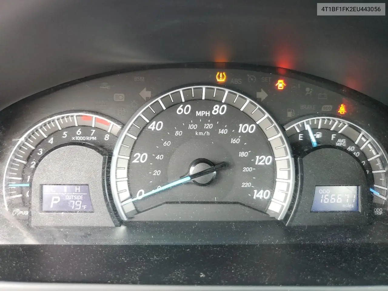 4T1BF1FK2EU443056 2014 Toyota Camry L