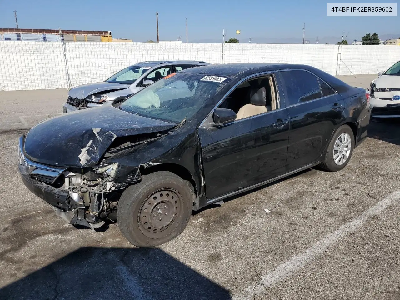4T4BF1FK2ER359602 2014 Toyota Camry L