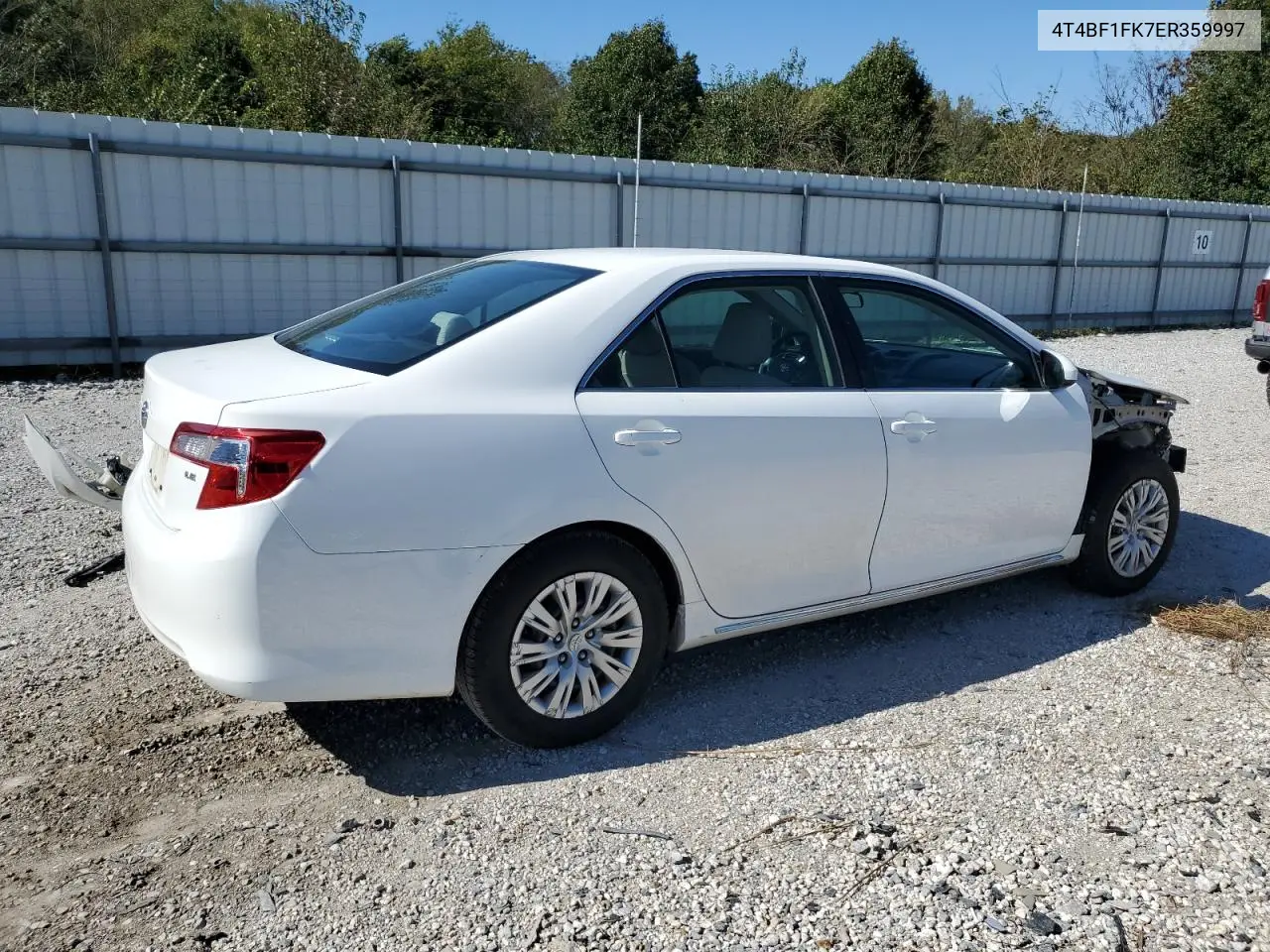 4T4BF1FK7ER359997 2014 Toyota Camry L