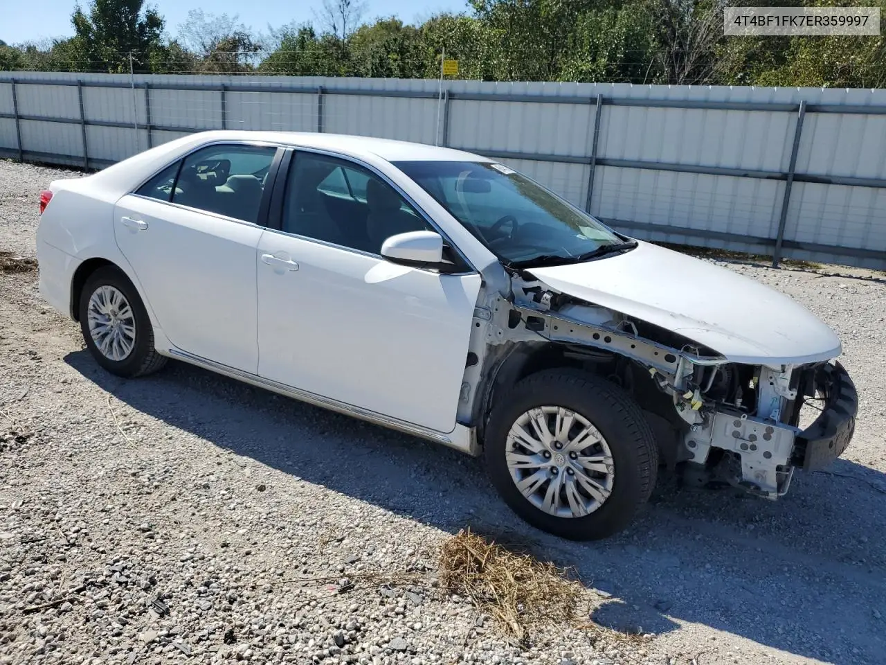 4T4BF1FK7ER359997 2014 Toyota Camry L
