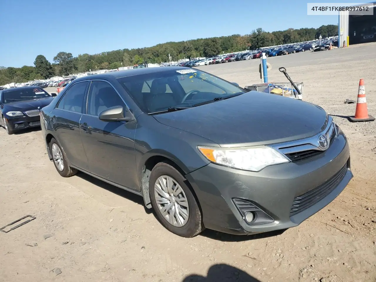 4T4BF1FK8ER397612 2014 Toyota Camry L