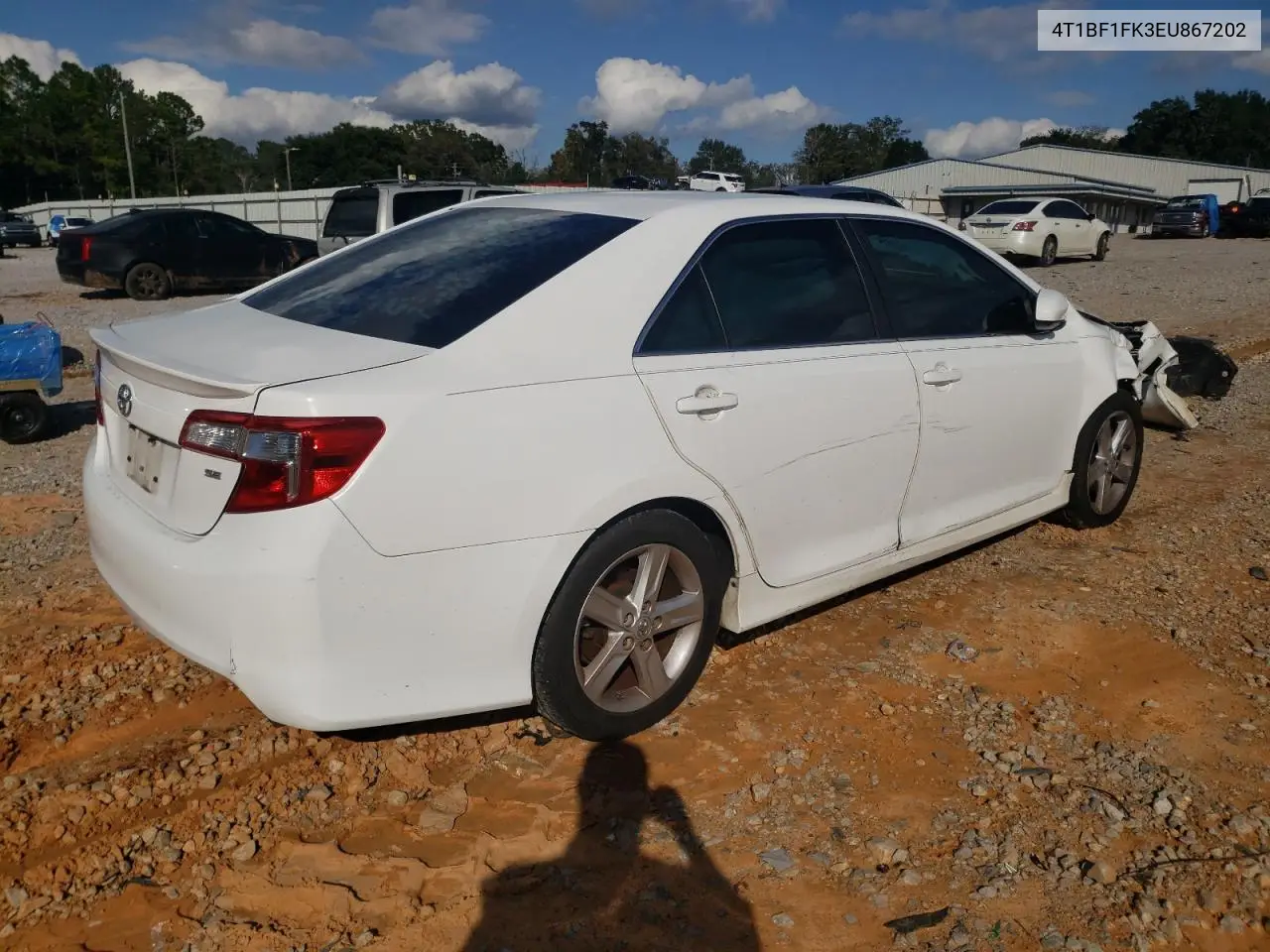 4T1BF1FK3EU867202 2014 Toyota Camry L