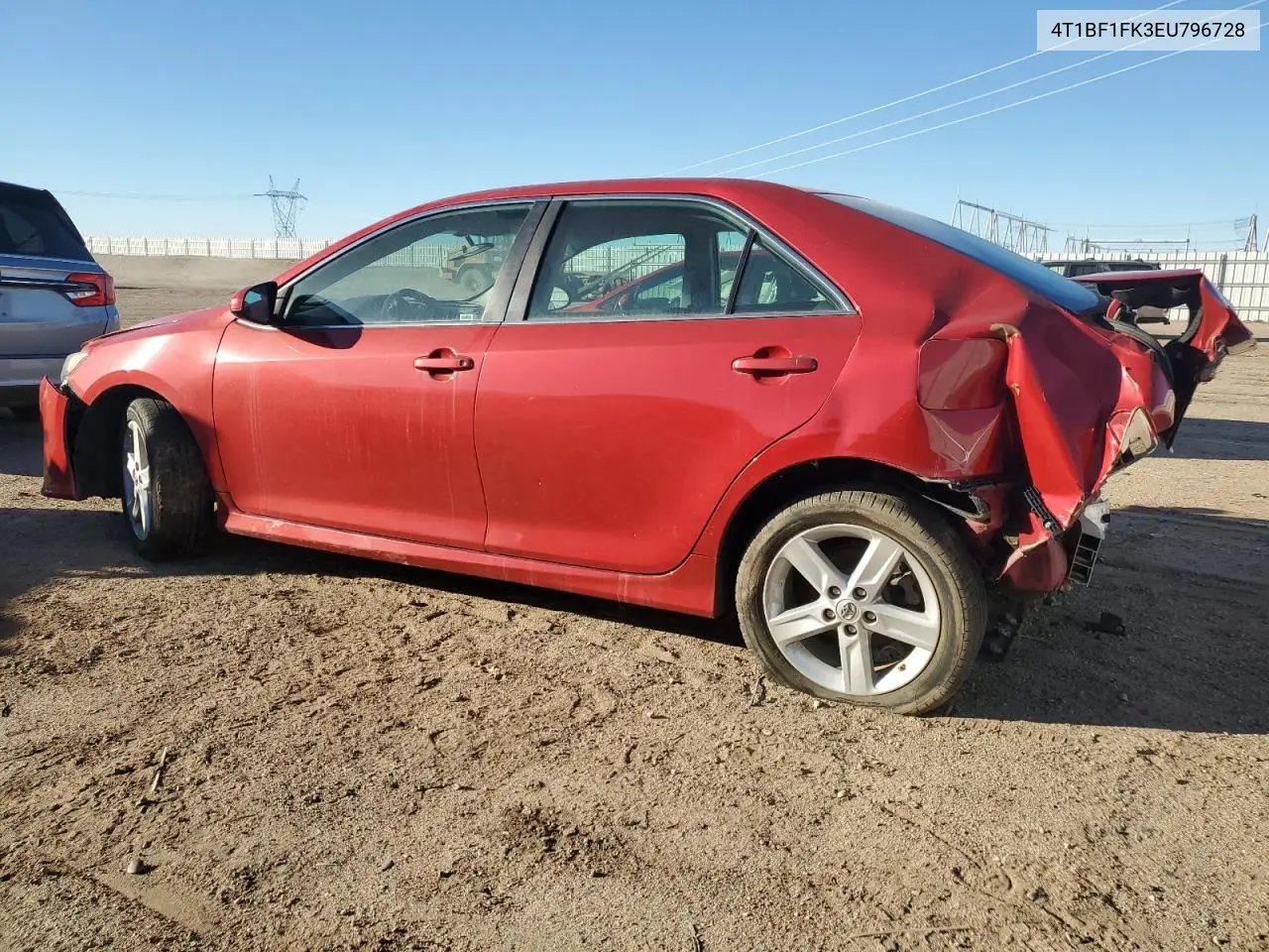 4T1BF1FK3EU796728 2014 Toyota Camry L