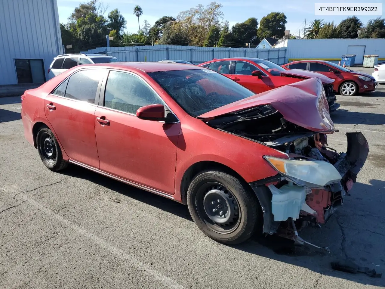 4T4BF1FK9ER399322 2014 Toyota Camry L