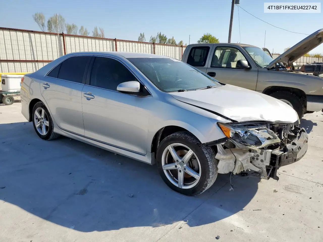 4T1BF1FK2EU422742 2014 Toyota Camry L