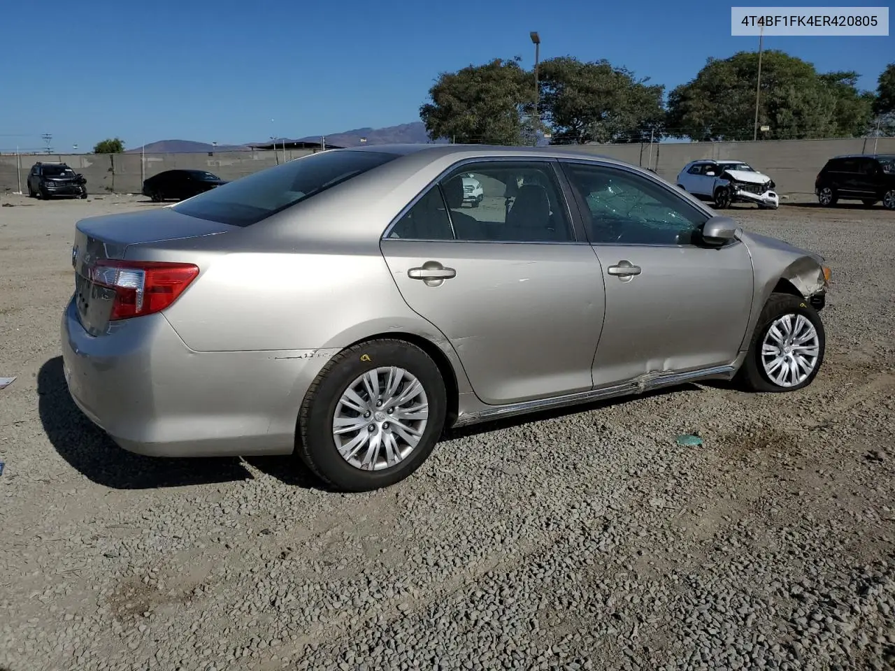 4T4BF1FK4ER420805 2014 Toyota Camry L
