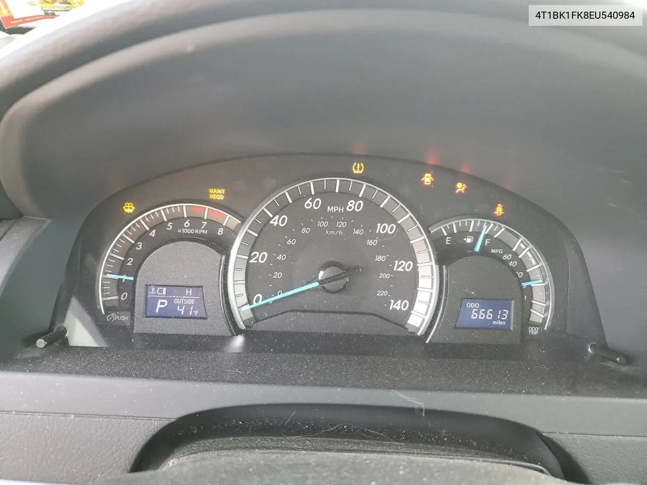 4T1BK1FK8EU540984 2014 Toyota Camry Se