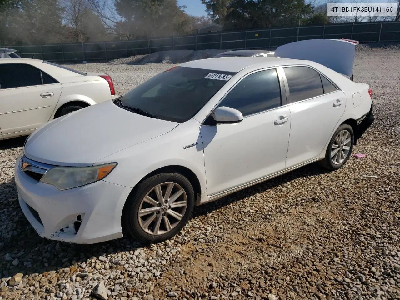 4T1BD1FK3EU141166 2014 Toyota Camry Hybrid