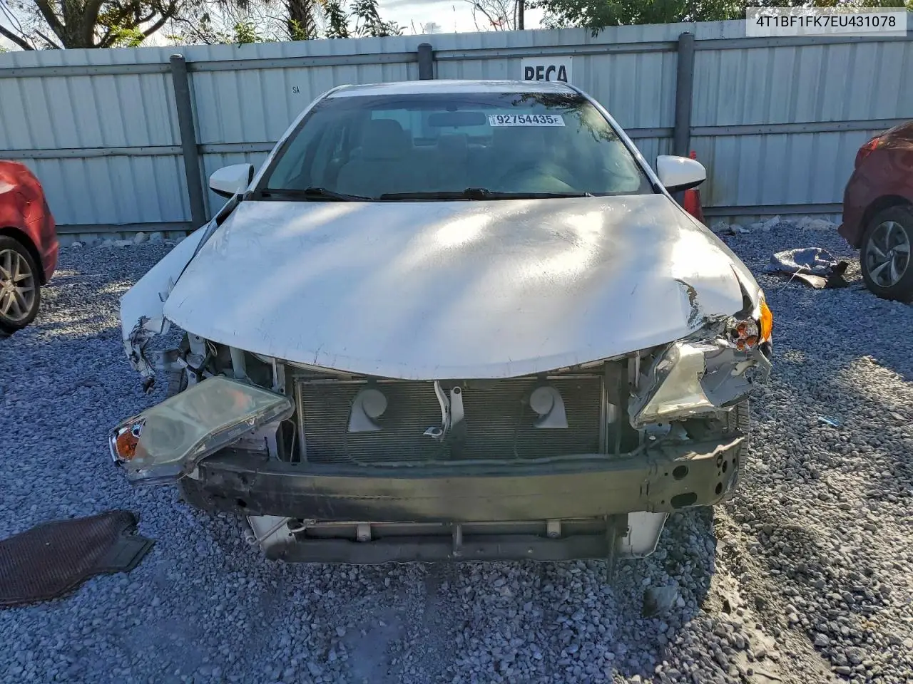 4T1BF1FK7EU431078 2014 Toyota Camry L