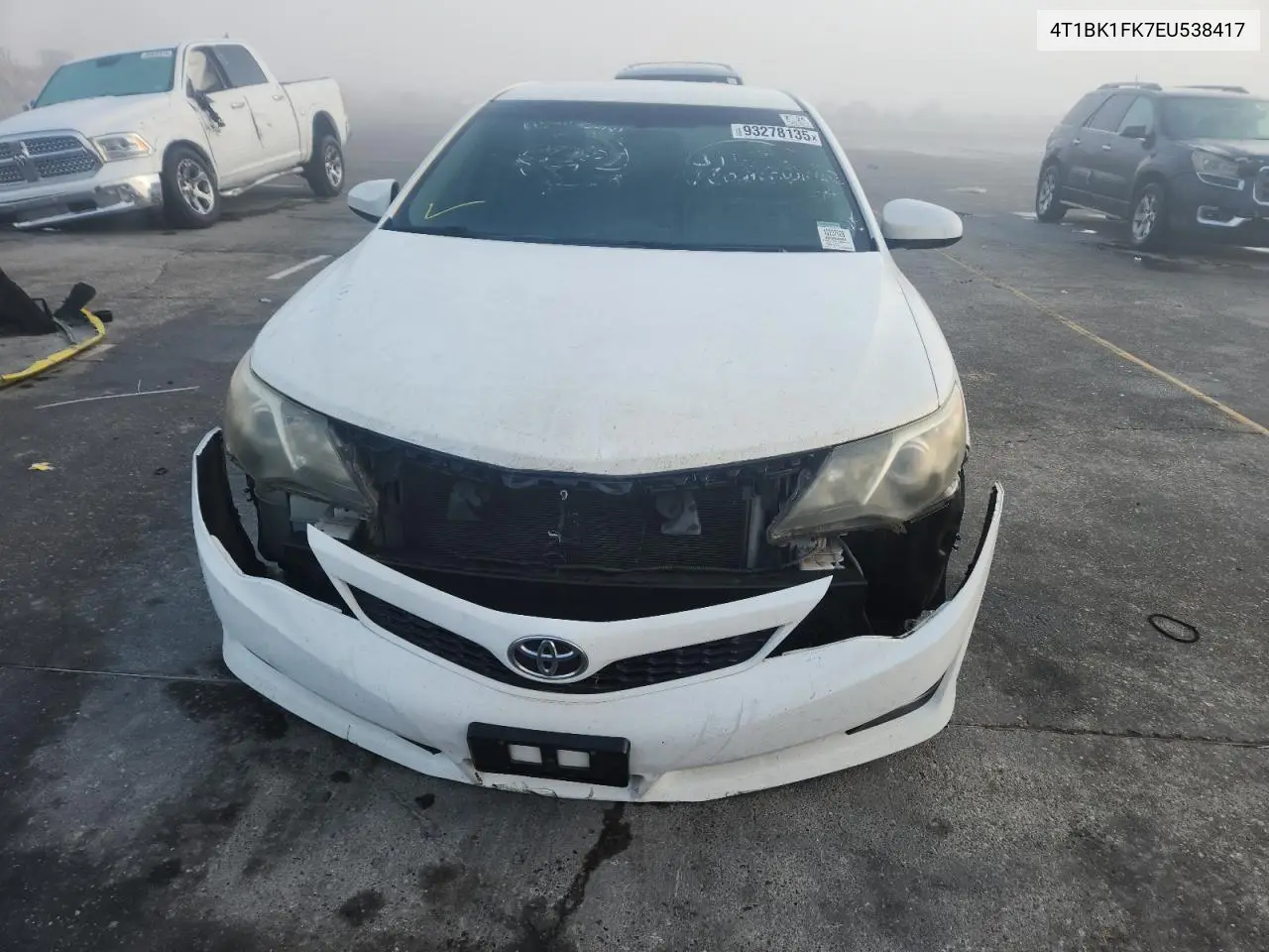 4T1BK1FK7EU538417 2014 Toyota Camry Se