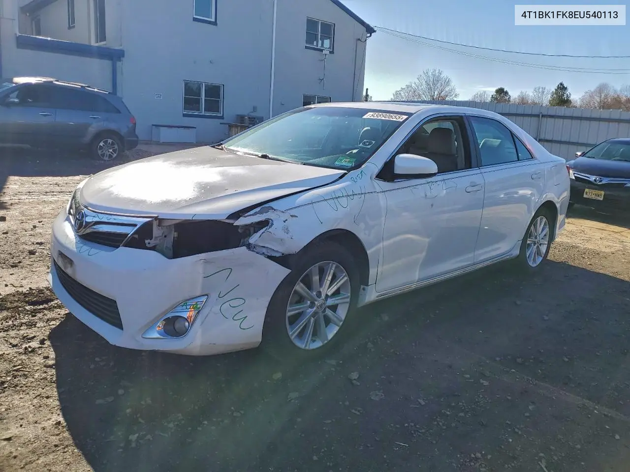 4T1BK1FK8EU540113 2014 Toyota Camry Se