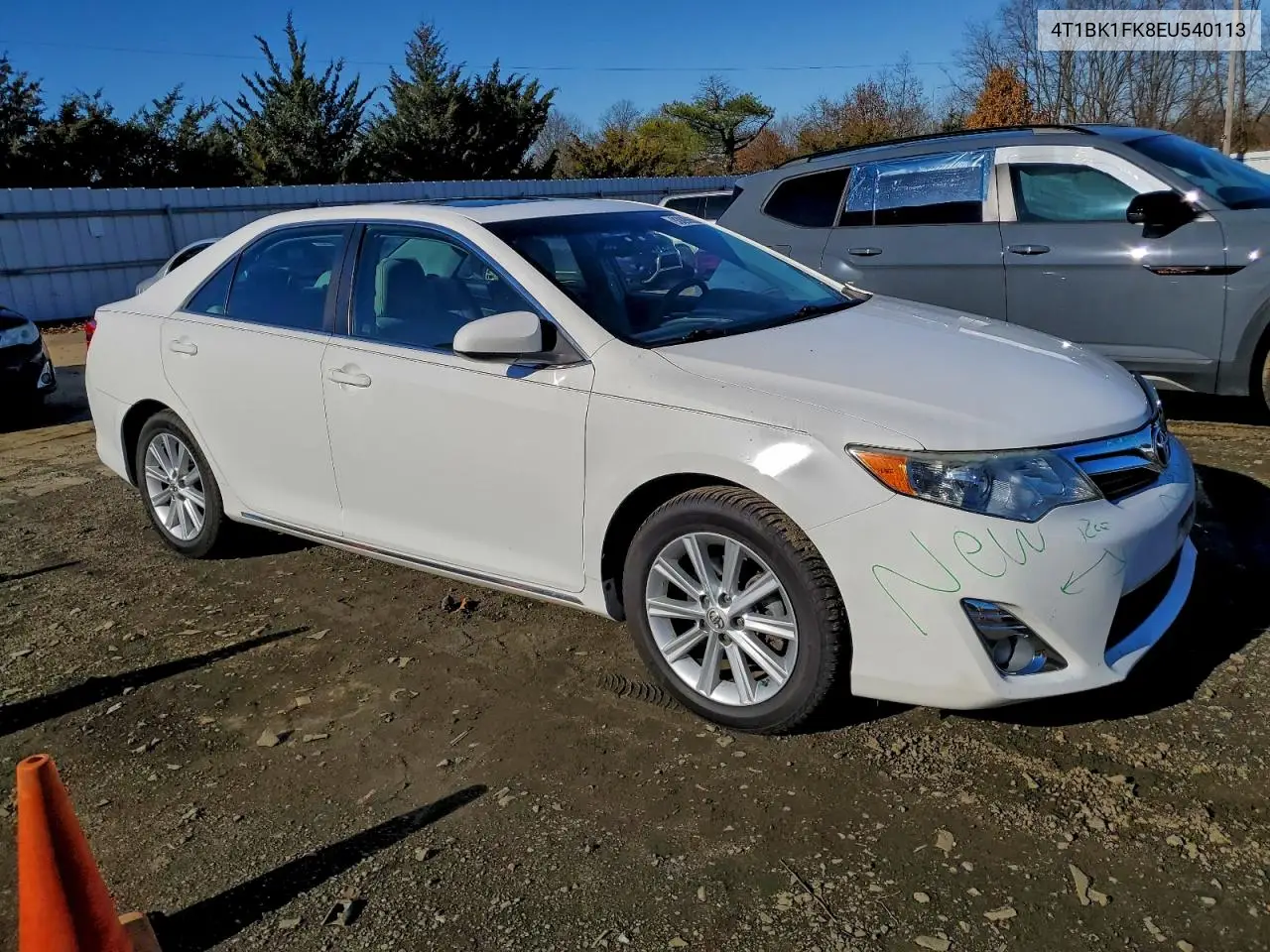 4T1BK1FK8EU540113 2014 Toyota Camry Se