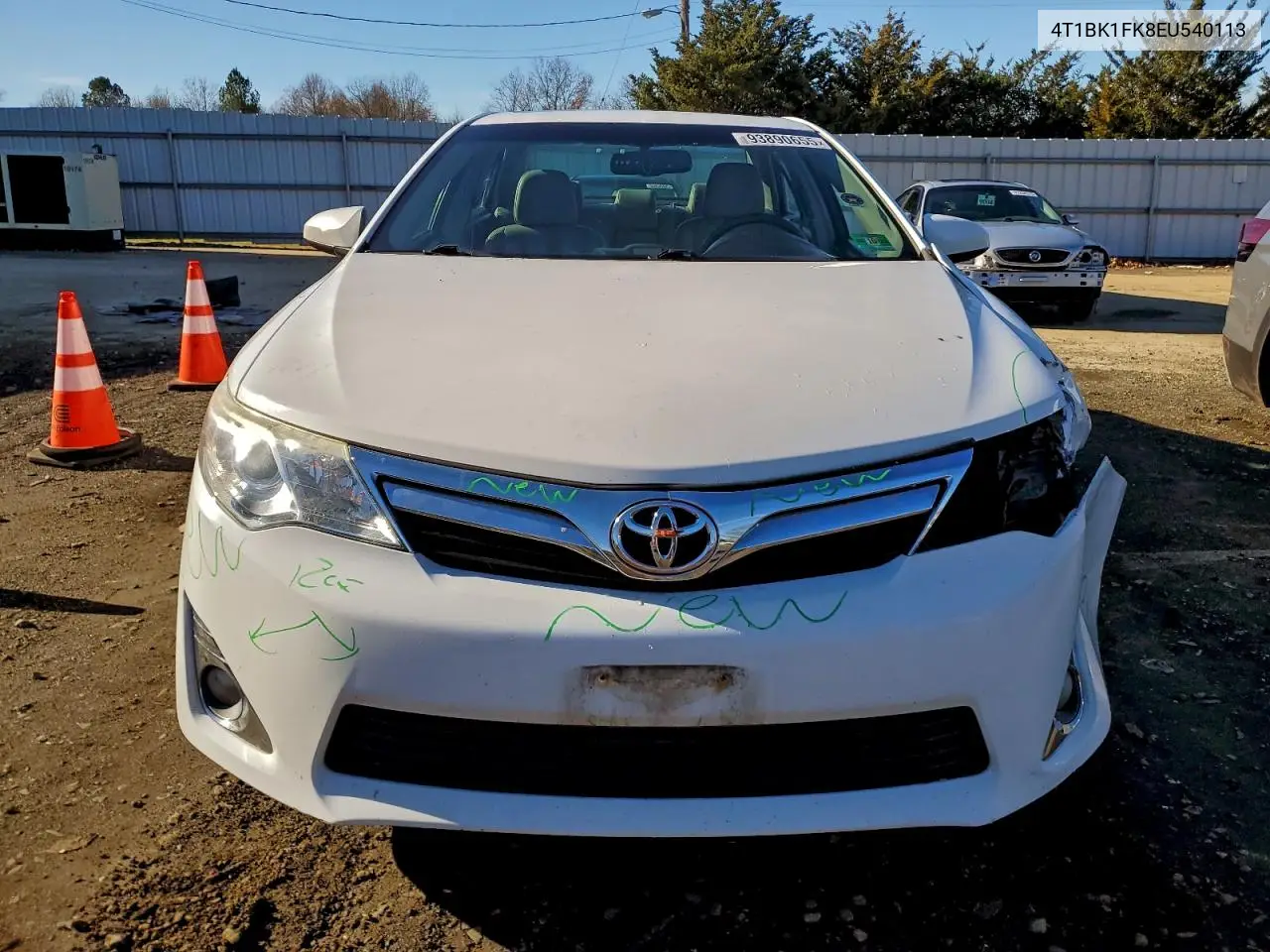 4T1BK1FK8EU540113 2014 Toyota Camry Se