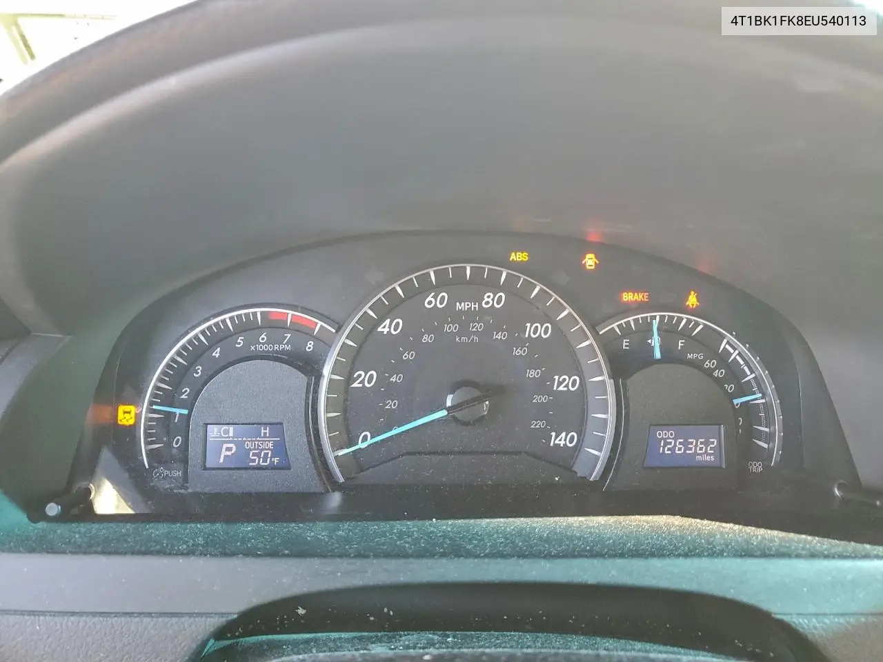 4T1BK1FK8EU540113 2014 Toyota Camry Se