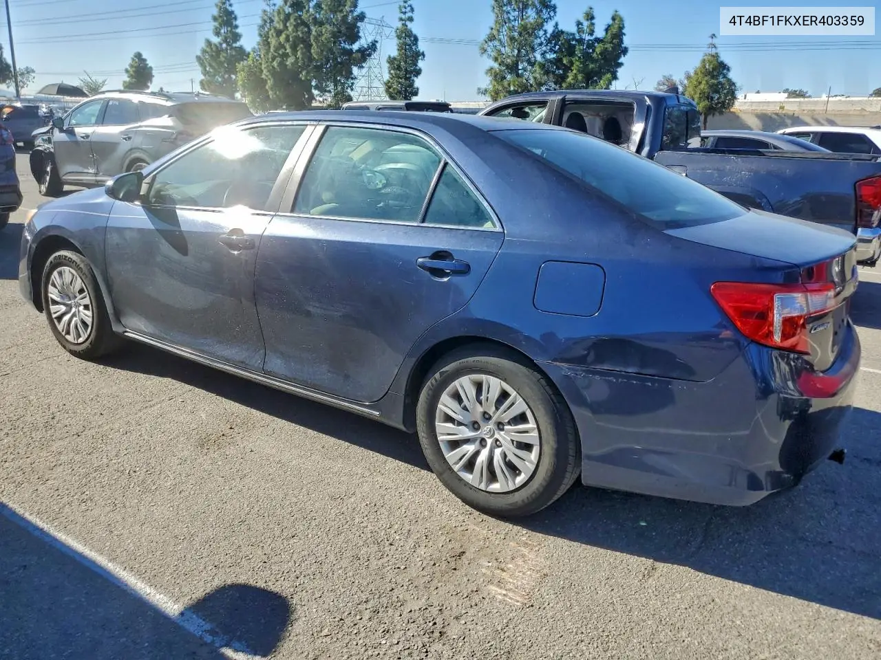 4T4BF1FKXER403359 2014 Toyota Camry L