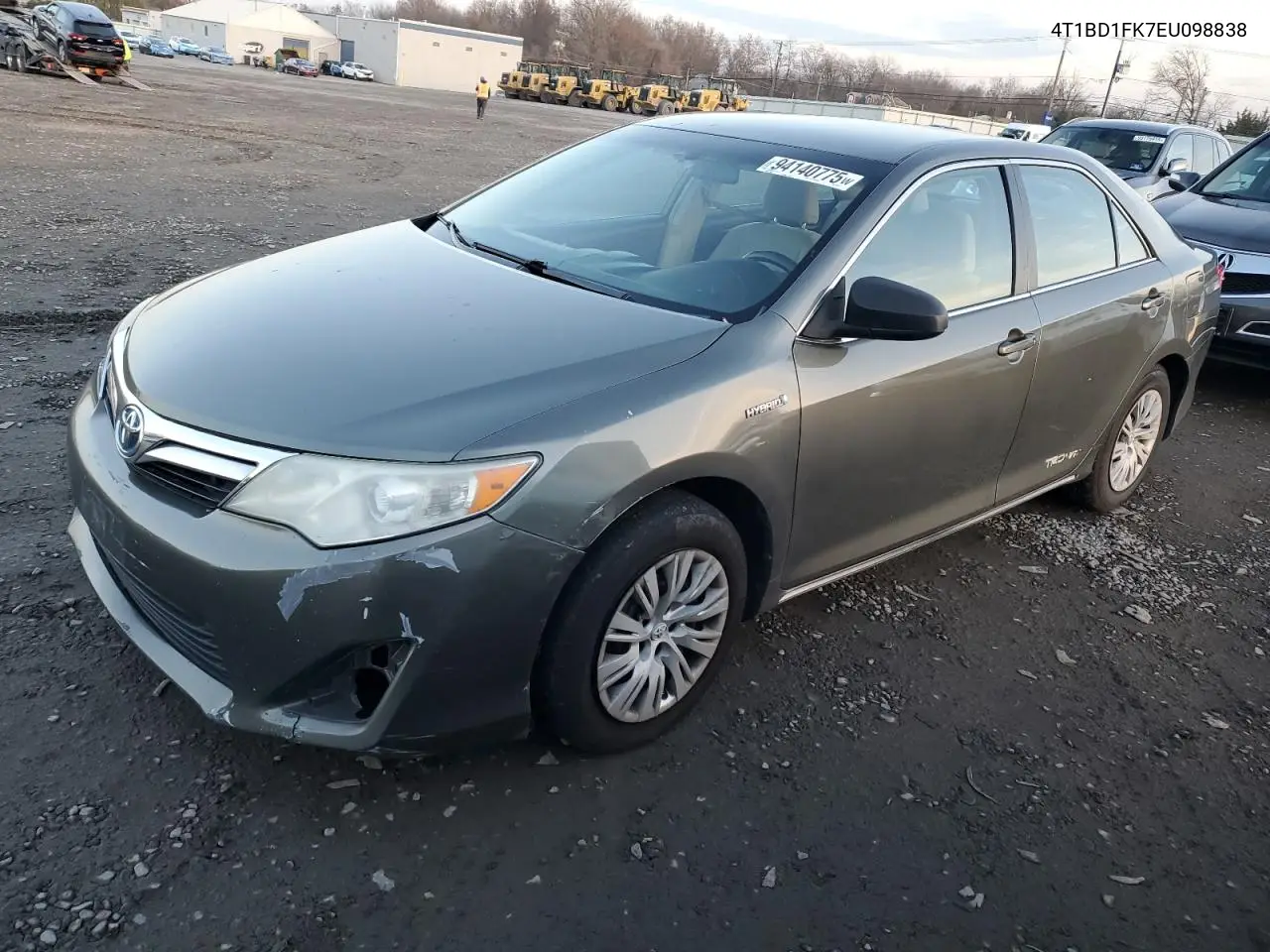 4T1BD1FK7EU098838 2014 Toyota Camry Hybrid