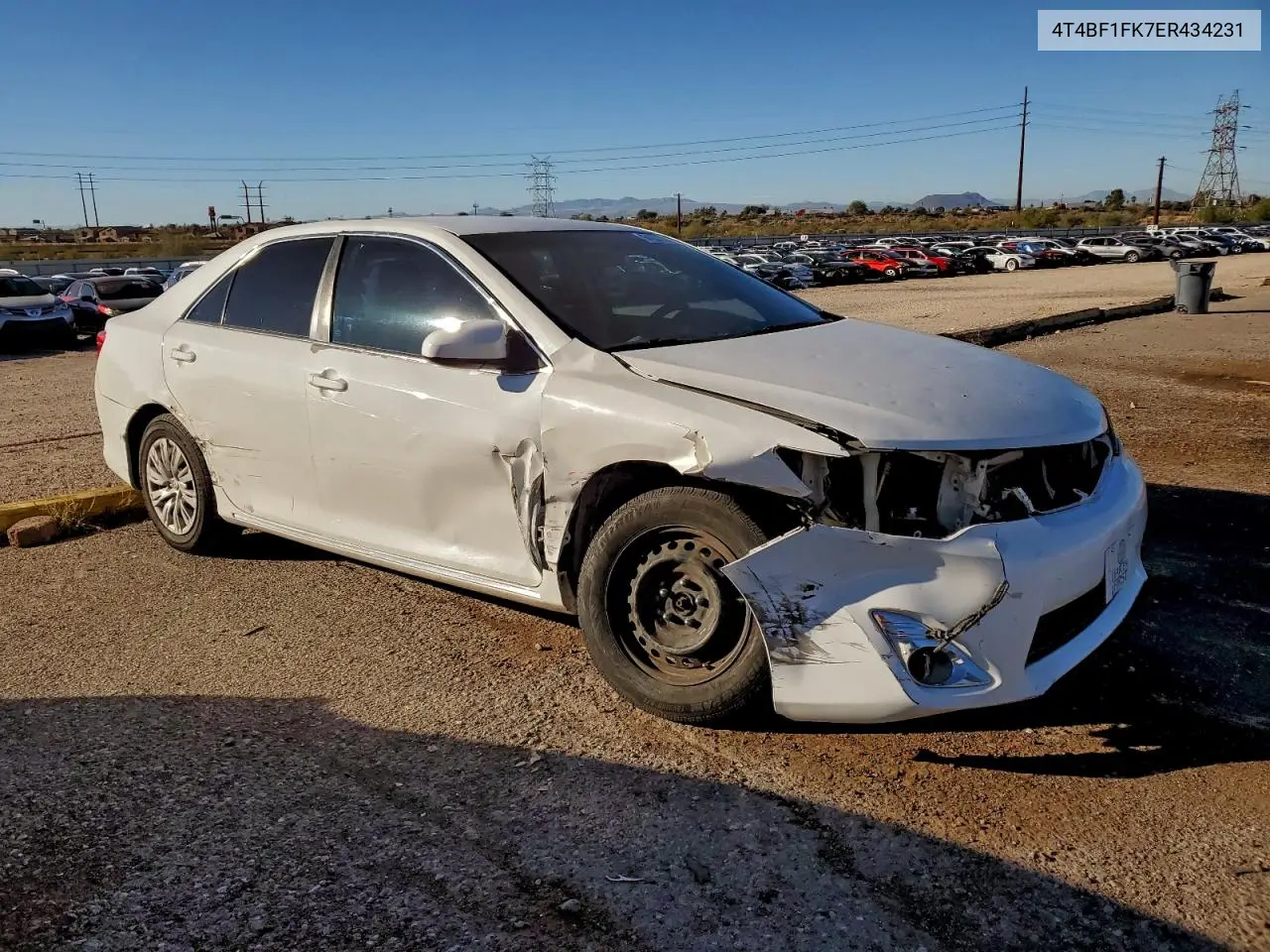 4T4BF1FK7ER434231 2014 Toyota Camry L