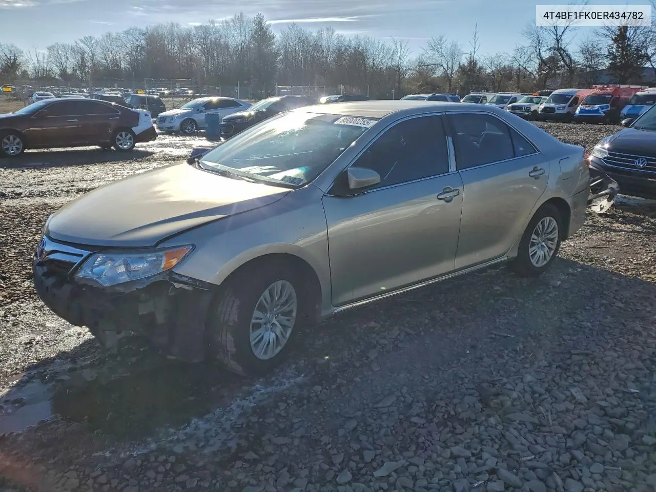 4T4BF1FK0ER434782 2014 Toyota Camry L