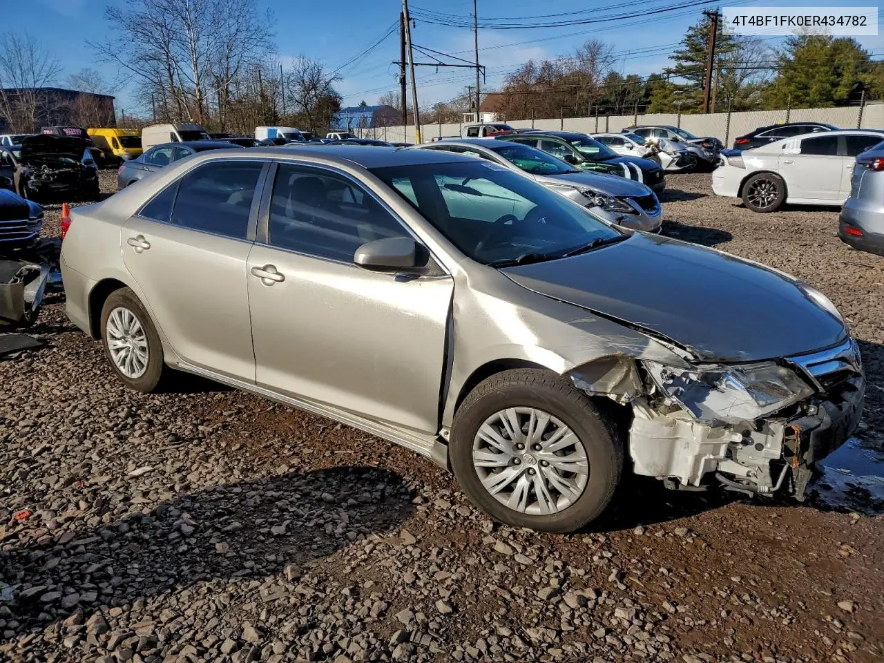 4T4BF1FK0ER434782 2014 Toyota Camry L