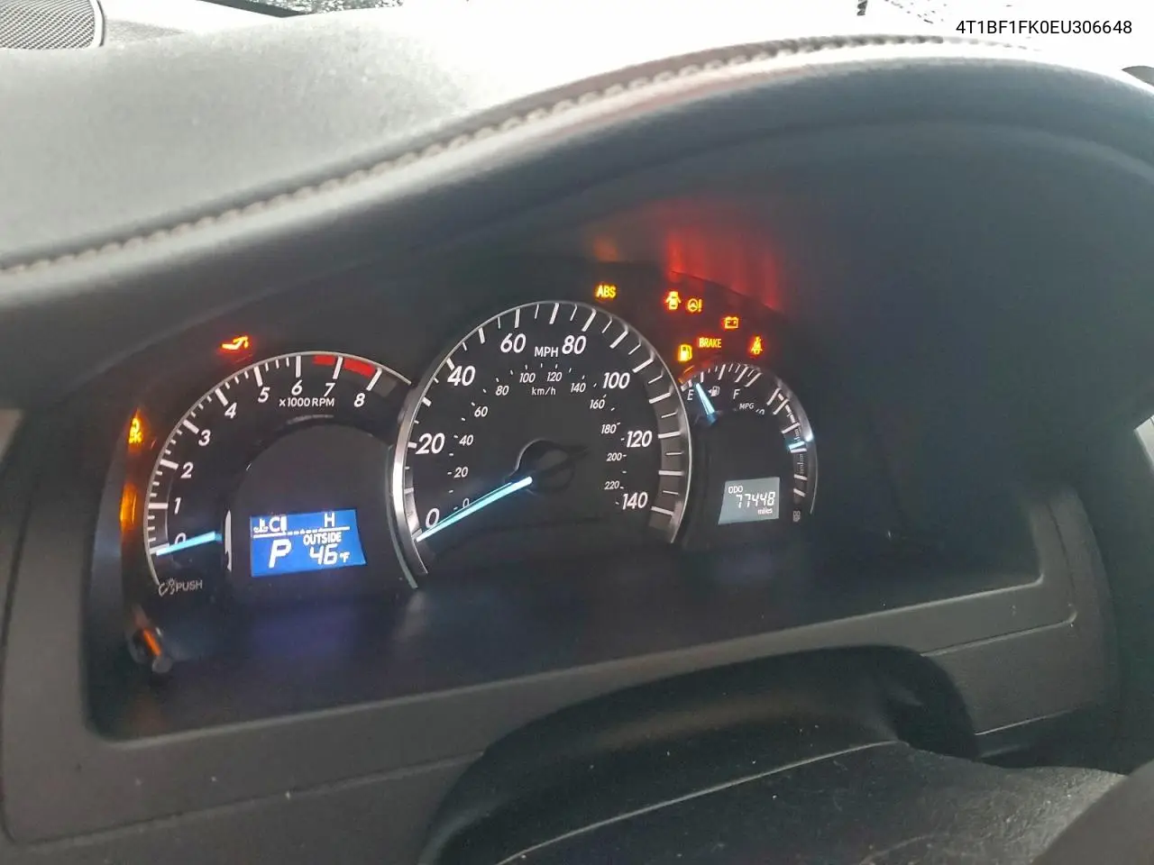 4T1BF1FK0EU306648 2014 Toyota Camry L