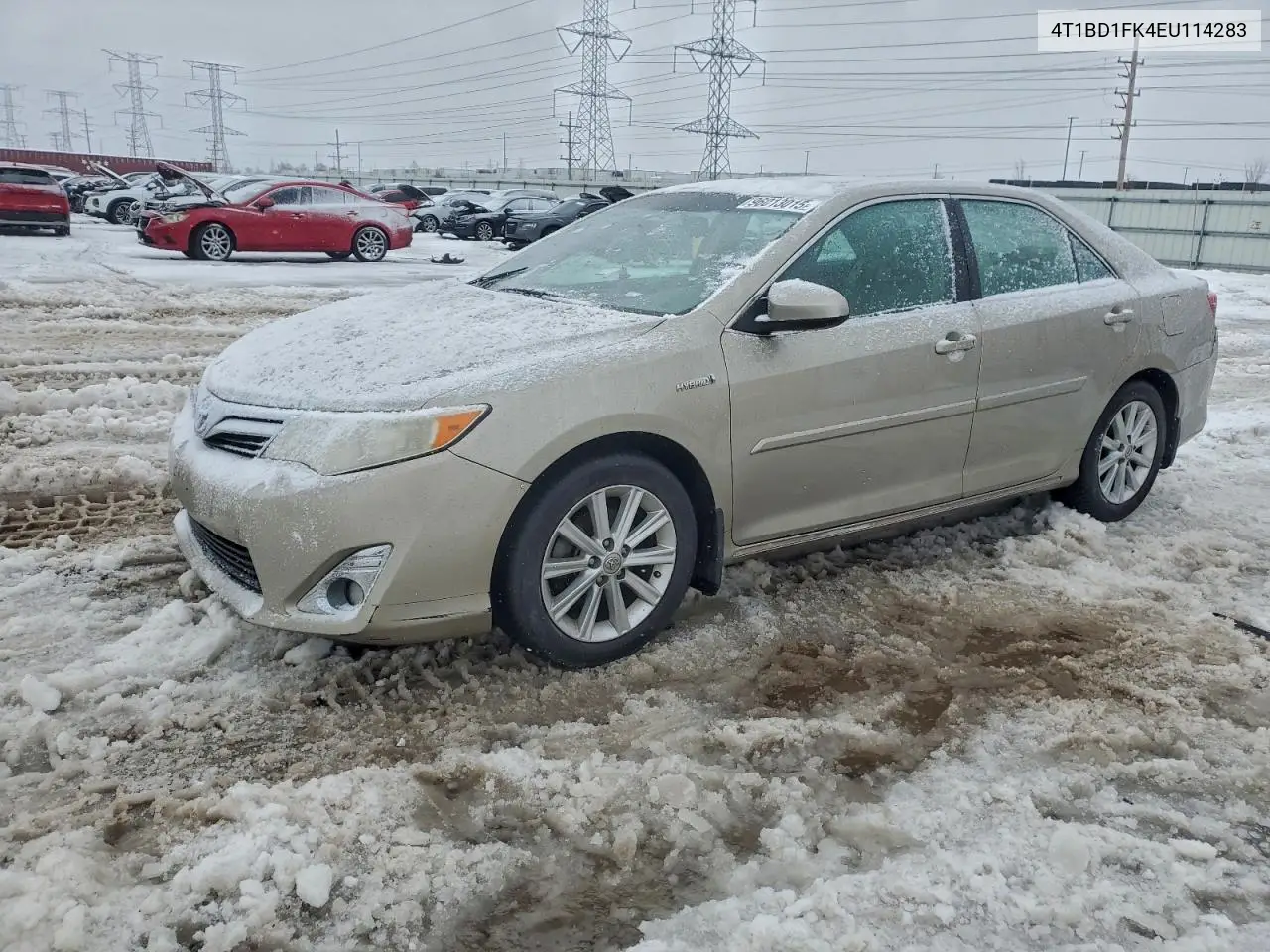 4T1BD1FK4EU114283 2014 Toyota Camry Hybrid