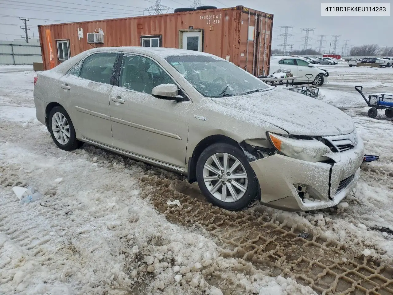 4T1BD1FK4EU114283 2014 Toyota Camry Hybrid