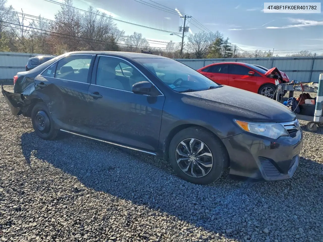 4T4BF1FK0ER401782 2014 Toyota Camry L