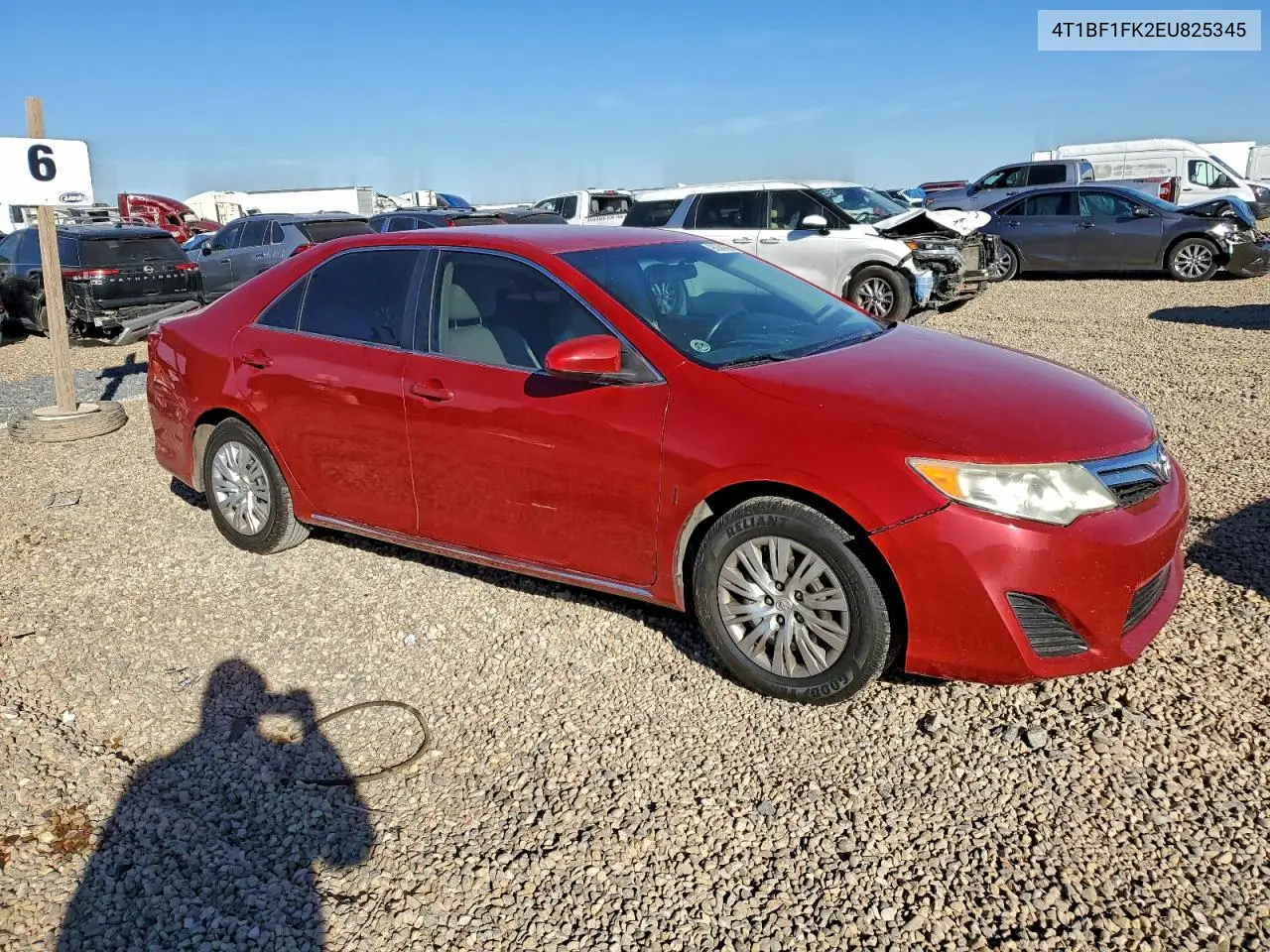 4T1BF1FK2EU825345 2014 Toyota Camry Le