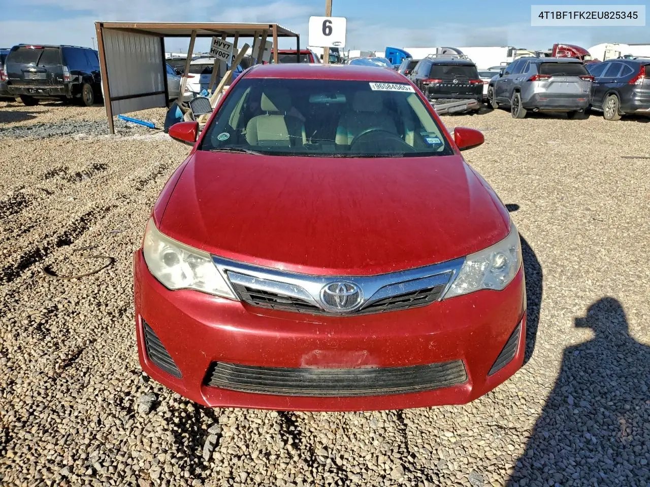 4T1BF1FK2EU825345 2014 Toyota Camry Le