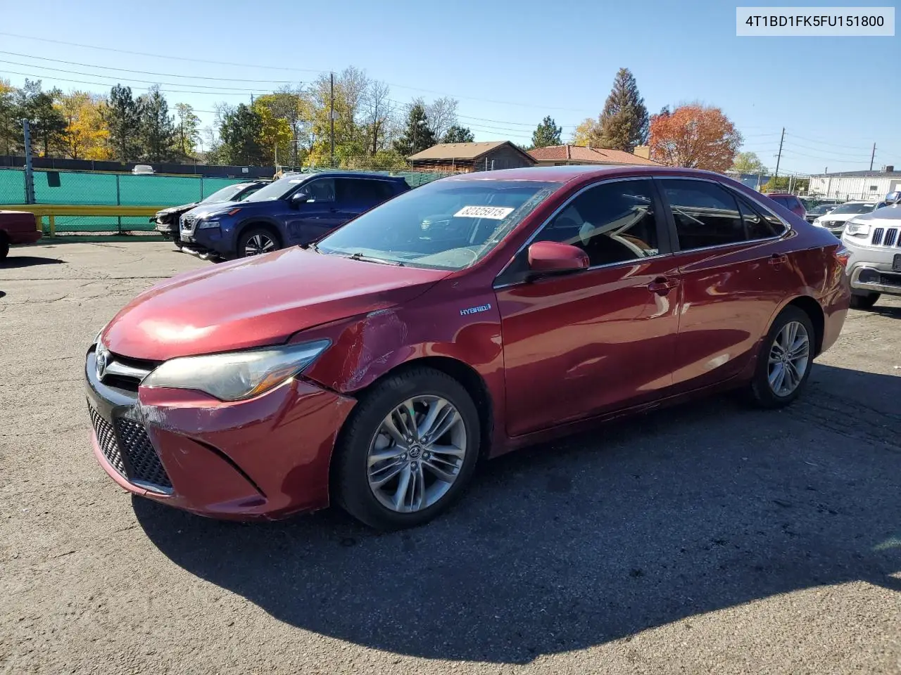4T1BD1FK5FU151800 2015 Toyota Camry Hybrid