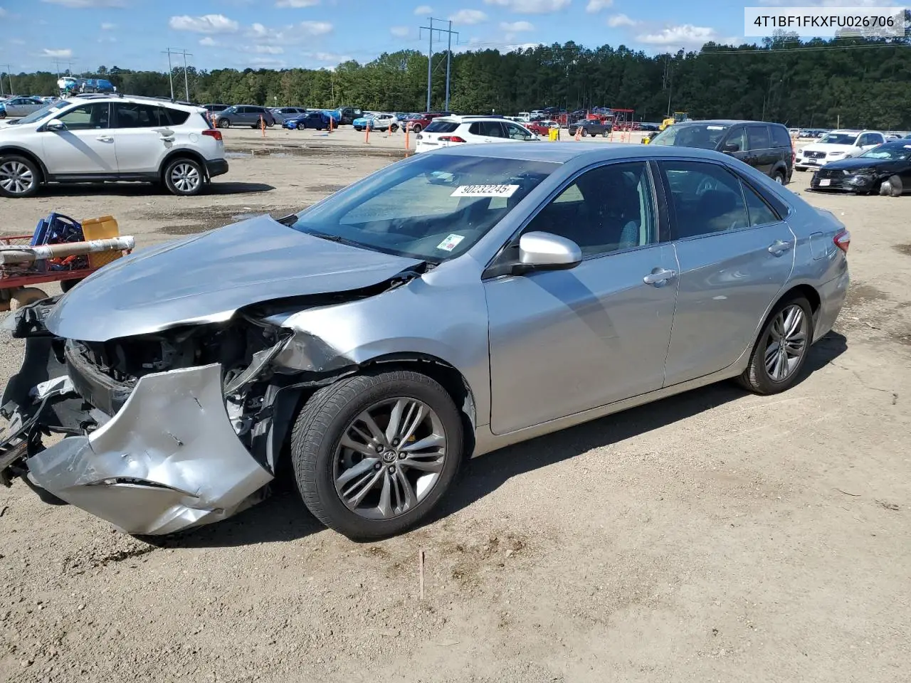 4T1BF1FKXFU026706 2015 Toyota Camry Le