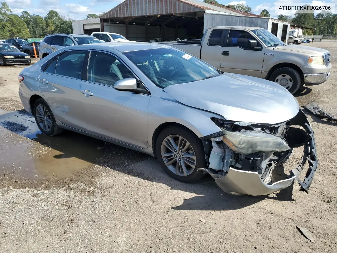 4T1BF1FKXFU026706 2015 Toyota Camry Le