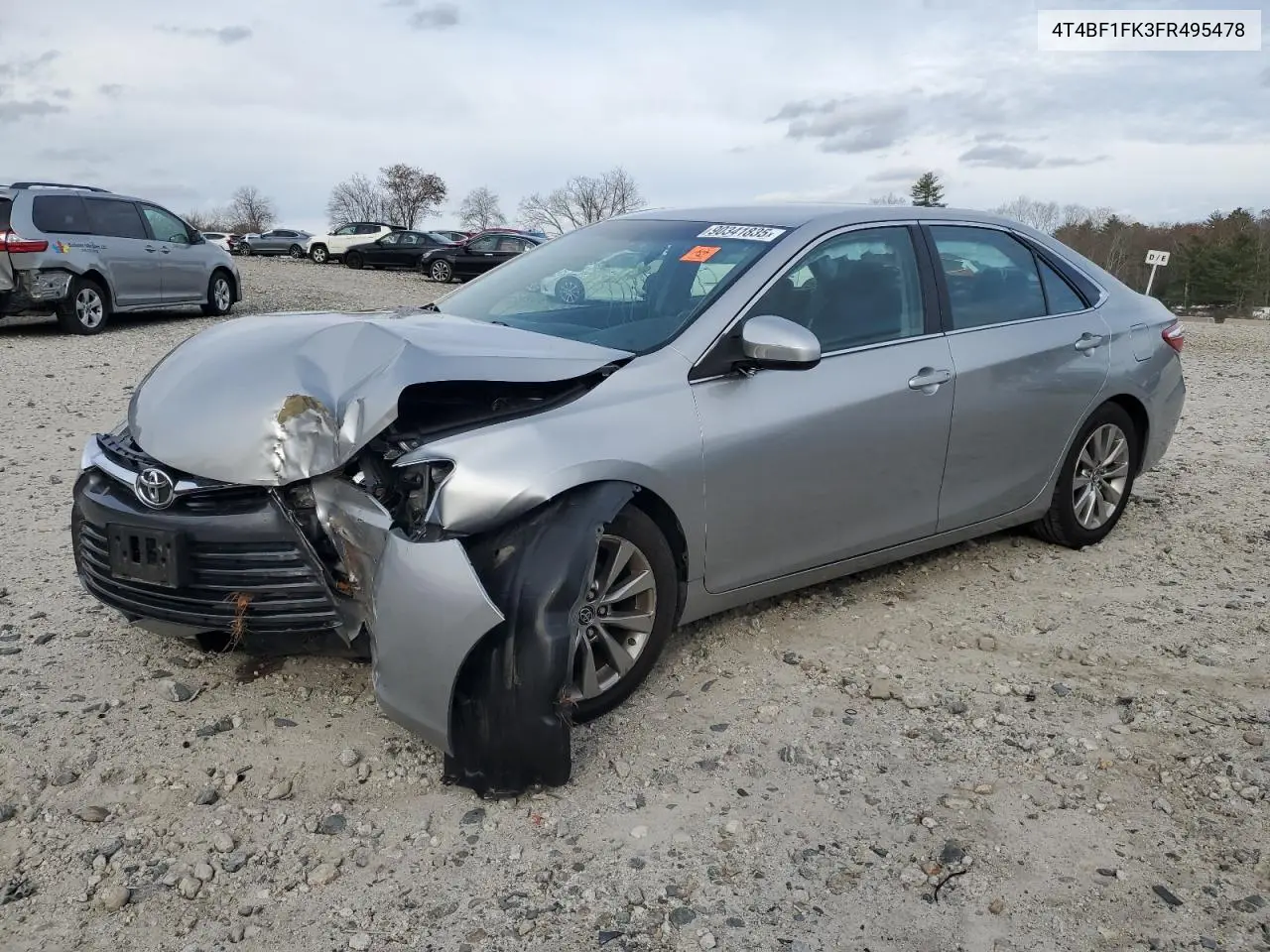 4T4BF1FK3FR495478 2015 Toyota Camry Le