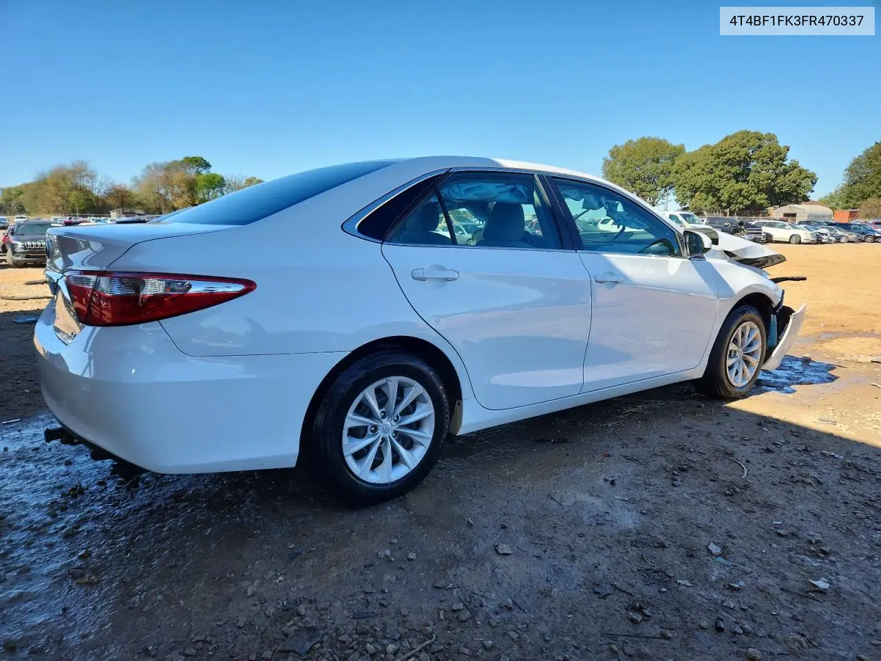 4T4BF1FK3FR470337 2015 Toyota Camry Le