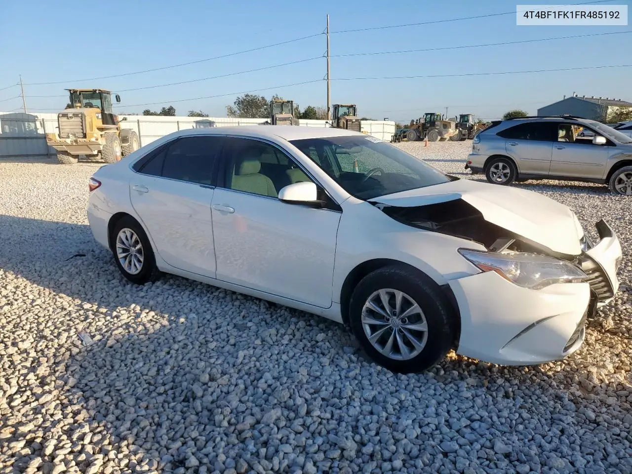 4T4BF1FK1FR485192 2015 Toyota Camry Le